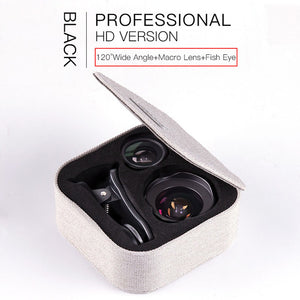Baseus Phone Lenses Fish Eye Lens +Wide Angle +15X Macro Camera Lens for iPhone X XS Samsung Xiaomi Huawei Zoom Lens Selfie Lens
