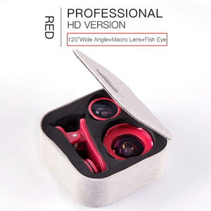 Baseus Phone Lenses Fish Eye Lens +Wide Angle +15X Macro Camera Lens for iPhone X XS Samsung Xiaomi Huawei Zoom Lens Selfie Lens
